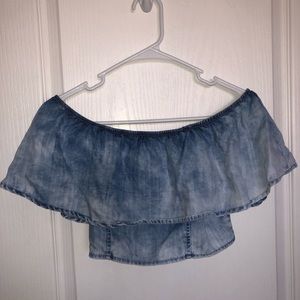 Denim Crop Top